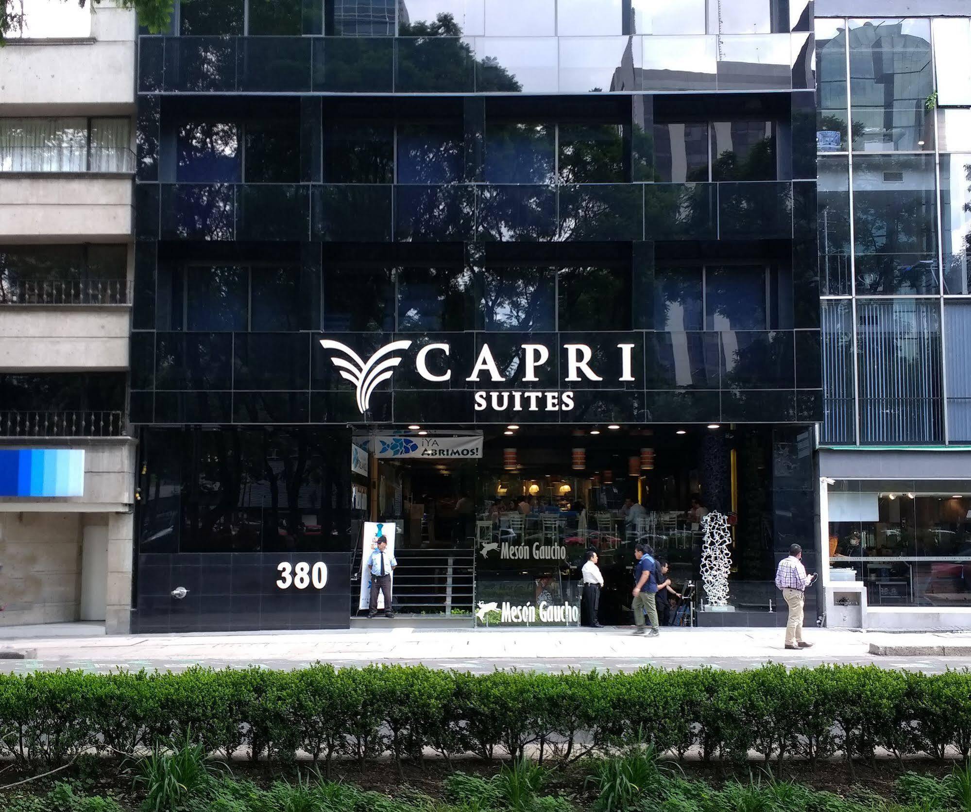 Suites Capri Reforma Angel 380 Mexico City Exterior photo